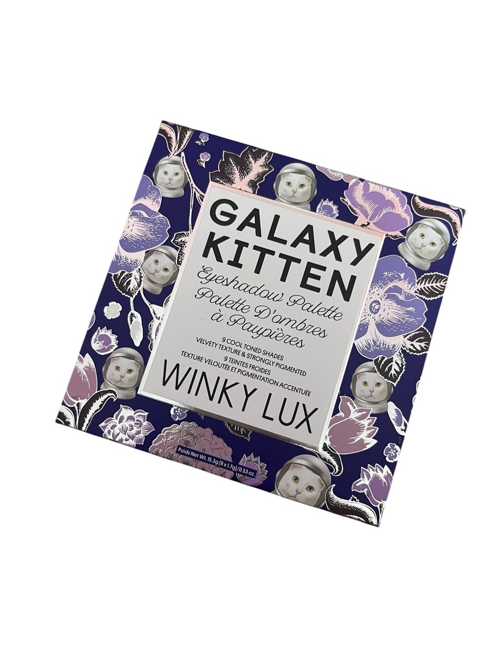 Winky Lux Galaxy Kitten Eyeshadow Palette – New – 9 Cool-Toned Shades